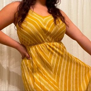 Pretty Yellow Summer Dress